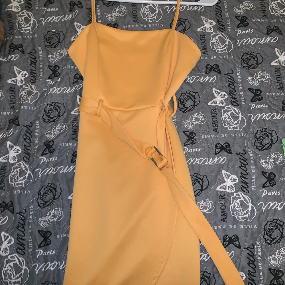 Yellow summer dress